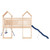 Outdoor Playset Natural Wood Solid Pine Wood Large A949-3156913