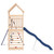 Outdoor Playset Natural wood, Blue Solid pine wood, Polypropylene A949-3156931