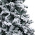 Artificial Christmas Tree Green with white flocked snow PVC A949-320964