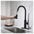 Single Handle Pull Down Kitchen Faucet with Dual Function Sprayhead T575-S0671279404