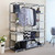 69" Portable Clothes Closet Wardrobe Storage Organizer with Non-Woven Fabric Quick and Easy to Asse T575-S0671266883