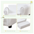 Kids Sofa Set with Footstool-White T575-S0671421989