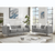 Gray, 2+3 Seat Sofa Set, Velvet Crystal Buckle Upholstery Sofa, Crystal Feet, Removable Cushion, Fo T575-V0671300346