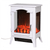 750W / 1500W 23"  Electric Fireplace-White T575-S0671382221