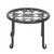4 Round Ironwork Plant Racks With 4-1 Black Paint Prints T575-S0671279704