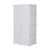8 Cube Organizer Stackable Plastic Cube Storage Shelves Design Multifunctional Modular Closet Cabin T575-S0671266994