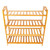 Concise 12-Batten 4 Tiers Bamboo Shoe Rack Wood Color T575-S0671281818