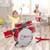 Kids Jazz Drum Keyboard Set with Stool and Microphone Stand-Red - Color: Red D681-TM10016RE