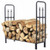 4 Feet Outdoor Heavy Duty Steel Firewood Wood Storage Rack - Color: Black D681-GT3191