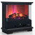 27 Inch Freestanding Electric Fireplace with 3-Level Vivid Flame Thermostat-Black - Color: Black D681-FP10179US-DK