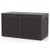 100 Gallon Resin Deck Box Outdoor Waterproof Storage Bench-Brown - Color: Brown D681-NP12401BN