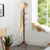 Adjustable Wooden Tree Coat Rack with 8 Hooks-Brown - Color: Brown D681-HW65612BN