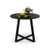 36 Inch Mid-Century Round Dining Table with Pedestal Base for Dining Room-Black - Color: Black D681-KC57274BK