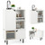 Stackable Bookcase with Adjustable Shelf and Cubes-White - Color: White D681-JZ10160WH