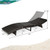 Patio Folding Adjustable Rattan Chaise Lounge Chair with Cushion-Turquoise - Color: Turquoise D681-OP70693TU