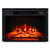 18/23 Inch Electric Fireplace Inserted with Adjustable LED Flame-23 inches - Color: Black - Size: 2 D681-FP10194US-BK