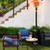 50000 BTU Stainless Steel Propane Patio Heater with Trip over Protection-Black - Color: Black D681-OP70859BK