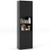 75 Inch Kitchen Pantry Cabinet Tall Cupboard with Doors and Shelves-Black - Color: Black D681-JV11680DK+