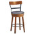 Set of 2 25.5 Inch Swivel Counter Height Bar Stool - Color: Brown - Size: 25.5 inches D681-HW65296