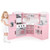 Corner Kids Play Kitchen with Washing Machine and Ice Maker Gift for Boys Girls-Pink - Color: Pink D681-TM10080PI
