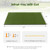 5 x 3 ft Artificial Turf Grass Practice Mat for Indoors and Outdoors-20mm - Color: Green - Size: 20 D681-SP38077