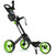 Folding 3 Wheels Golf Push Cart with Brake Scoreboard Adjustable Handle-Green B593-SP37607