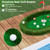 Floating Golf Green Oval Floating Chipping for Pool - Color: Green D681-SP38336