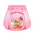 Pink Portable Kid Play House Play Tent with 100 Balls - Color: Pink D681-OP2973