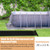 2 Pieces 10/16.4/20 Feet Weatherproof Solar Swimming Pool Heating System-L - Color: Black - Size: L D681-NP11010-6