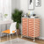 20 Drawers Rolling Storage Cart Studio Organizer-Peach - Color: Peach D681-HW56501PF