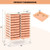 20 Drawers Rolling Storage Cart Studio Organizer-Peach - Color: Peach D681-HW56501PF