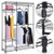 Portable Steel Closet Hanger Storage Rack Organizer B593-HW58701