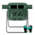 360?° Rotatable Tumbling Composter with 2 Sliding Doors-Green - Color: Green D681-GT4159GN