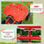 Extendable Handle Garden Cart Rolling Wagon Scooter-Red - Color: Red D681-GT3750RE