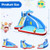 4-in-1 Inflatable Water Slide Park with Long Slide and 735W Blower B593-OP70951