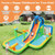 Inflatable Water Slide Giant Water Park 9-In-1 for Kids Backyard Fun with 735W Blower B593-NP11236+EP24683