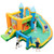 Inflatable Water Slide Blowup Bounce House with Dual Slides and Splash Pool (Without Blower) B593-NP11331