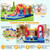 9-in-1 Inflatable Bounce Castle with Water Slide and Splash Pool with 735W Blower B593-NP11183+EP24683