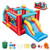 5-in-1 Ice Cream Inflatable Bounce House with Ball Pit and Slide with 520W Blower B593-NP11448+ES10150US