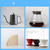style: 7 Style - Hand-Made Coffee Pot Set, Household Drip-Type Filter Cup, Glass Sharing Pot, Coffe Q119-CJCJ108811707GT
