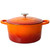 Crock Pot Artisan 5 Quart Round Enameled Cast Iron Dutch Oven in Sunset Orange D970-109469.02