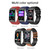 E600 Smart Watch Touch Screen Blood Sugar Ecg Blood Oxygen Monitoring Waterproof Sports Watch Blue  K484-PEL_0PH8YWTW
