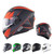 Full Face Motorcycle Helmet Sun Visor Dual Lens Moto Helmet Fluorescent green acceleration_XXL K484-PAU_0BAZMCZU