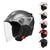 Motorcycle Open Face Helmet Quick Release Buckle Ventilated Helmet With Detachable Scarf For Men Wo K484-FQZAP_K2TV6328