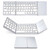 Portable Mini Bluetooth Keyboard Wireless Foldable Trackpad Keyboard for IOS Android Windows Ipad S K484-PEL_0OD50S1Y