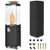 41 000 BTU Propane Patio Heater with Metal Hood-Black - Color: Black D681-NP11219US-DK