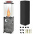 41 000 BTU Propane Patio Heater with Metal Hood-Dark Gray - Color: Dark Gray D681-NP11219US-HS