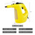 1400W Multipurpose Pressurized Steam Cleaner With 17 Pieces Accessories-Yellow - Color: Yellow D681-ES10028US-YW