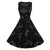 Style: 09, Size: XL - Women's cotton round neck dress sleeveless print Hepburn retro skirt Q119-CJNSSYLY00332-09-XL