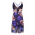 USA SIZE Sling V-neck long dress printed chiffon backless beach skirt Q119-CJNSSYLY00419